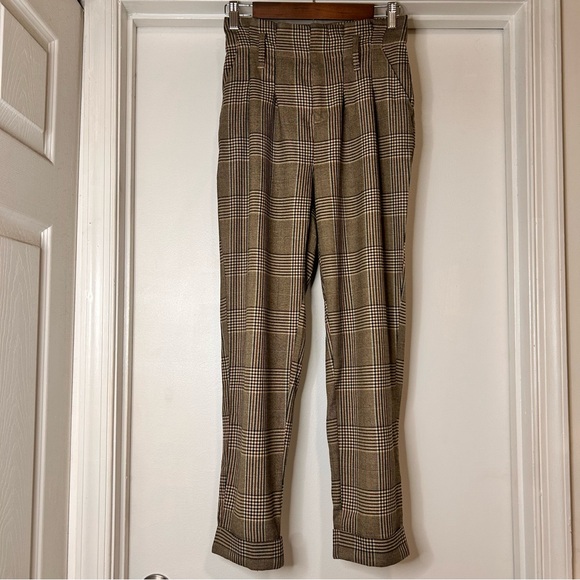Wild Fable High-Waisted Plaid Pants - Size 2 - Picture 2 of 12